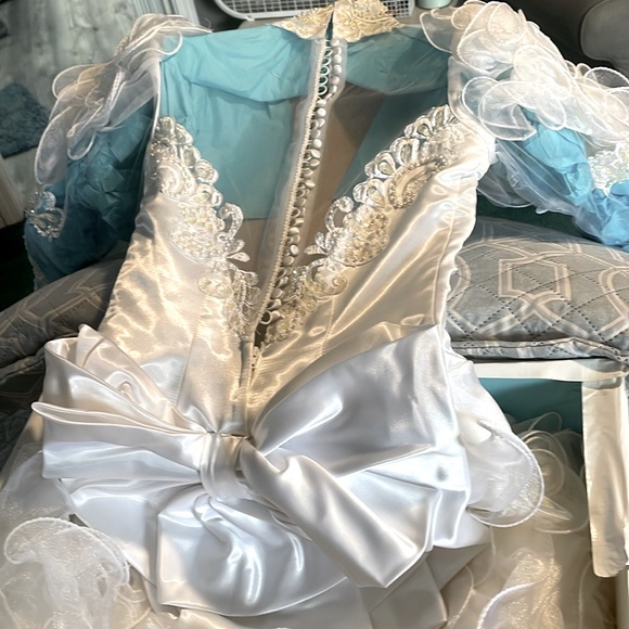 Vintage bridal gown (1989) - Picture 12 of 15